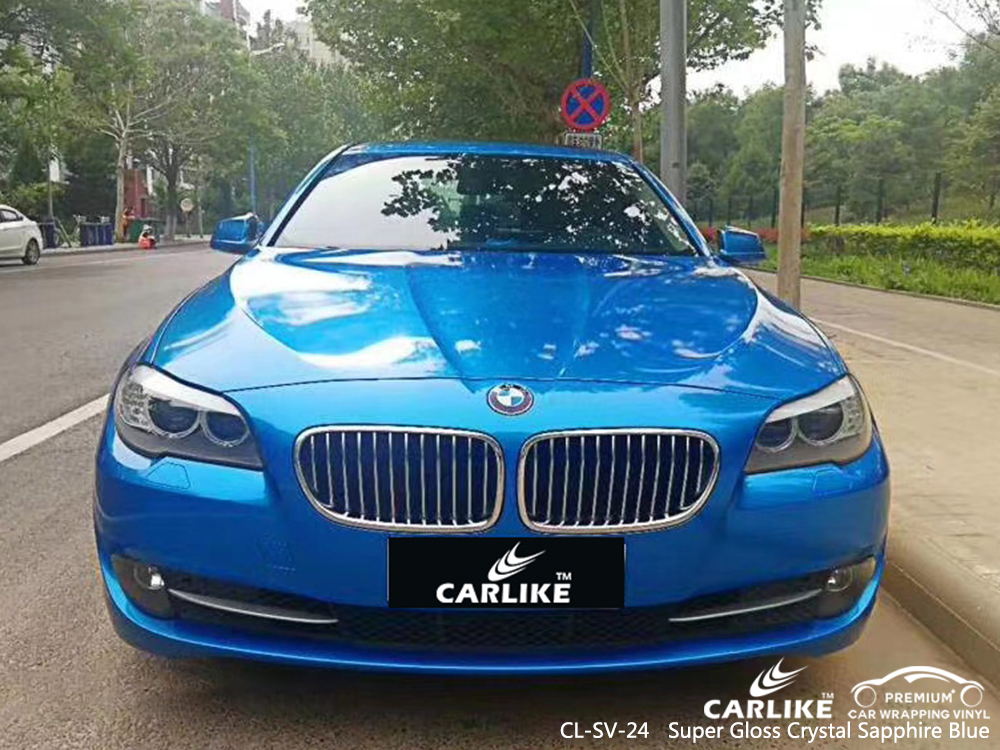 CL-SV-24 super gloss crystal sapphire blue vehicle wrapping for BMW South Dakota United States