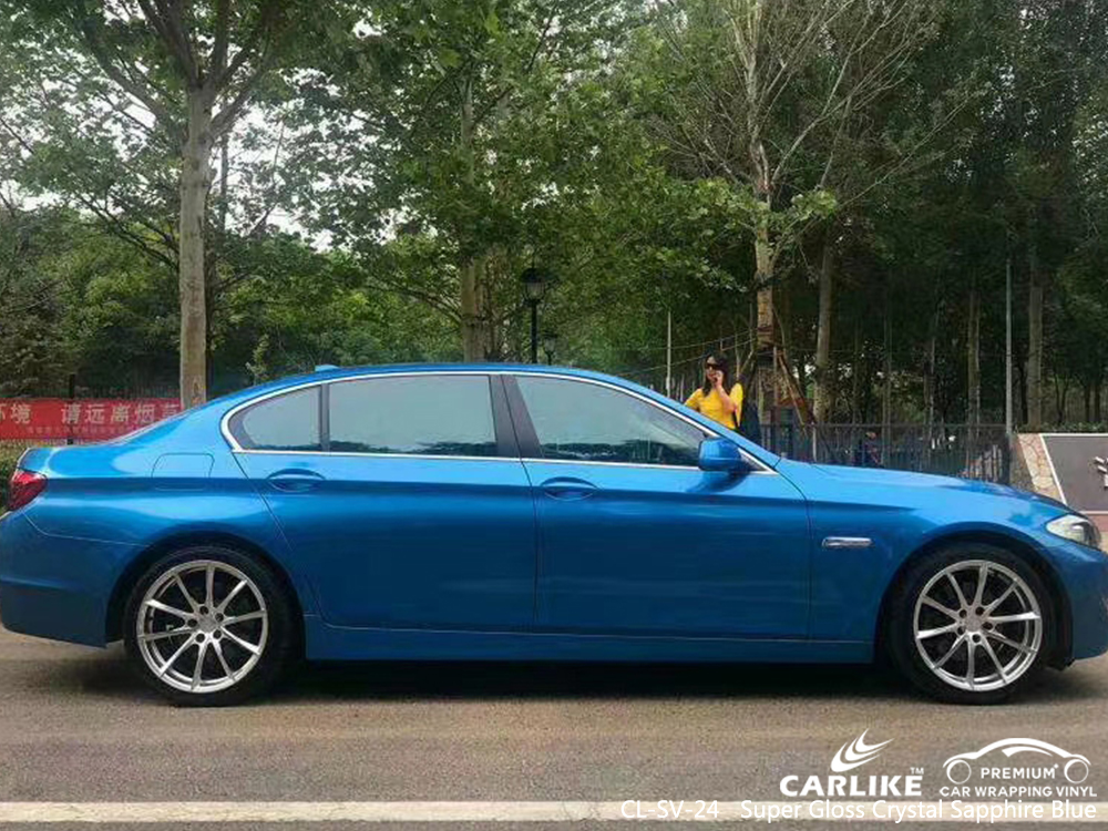 CL-SV-24 super gloss crystal sapphire blue vehicle wrapping for BMW South Dakota United States