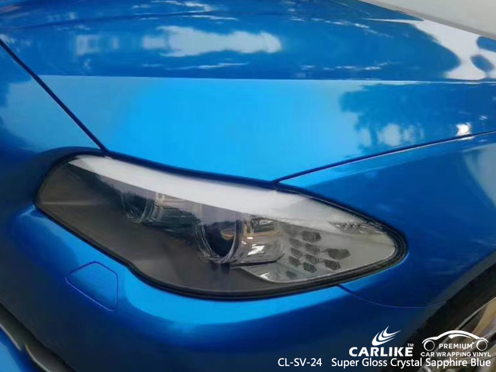 CL-SV-24 super gloss crystal sapphire blue vehicle wrapping for BMW South Dakota United States