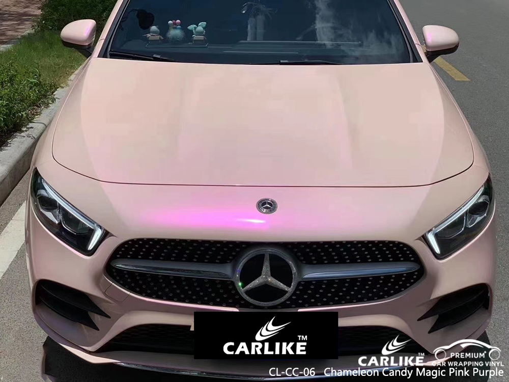 CL-CC-06 chameleon candy magic pink purple moto vinyl films for MERCEDES-BENZ Topeka United States