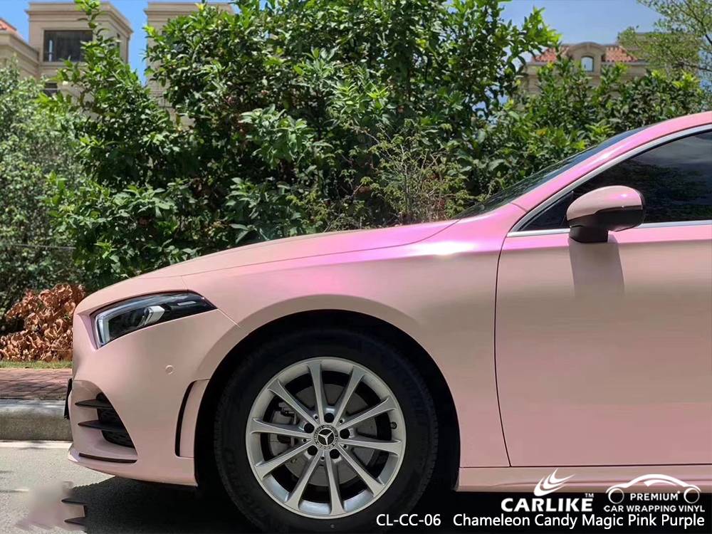 CL-CC-06 chameleon candy magic pink purple moto vinyl films for MERCEDES-BENZ Topeka United States