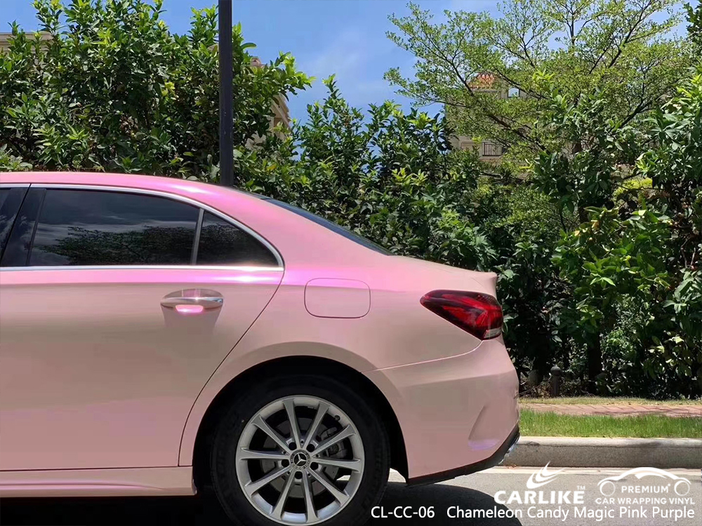 CL-CC-06 chameleon candy magic pink purple moto vinyl films for MERCEDES-BENZ Topeka United States