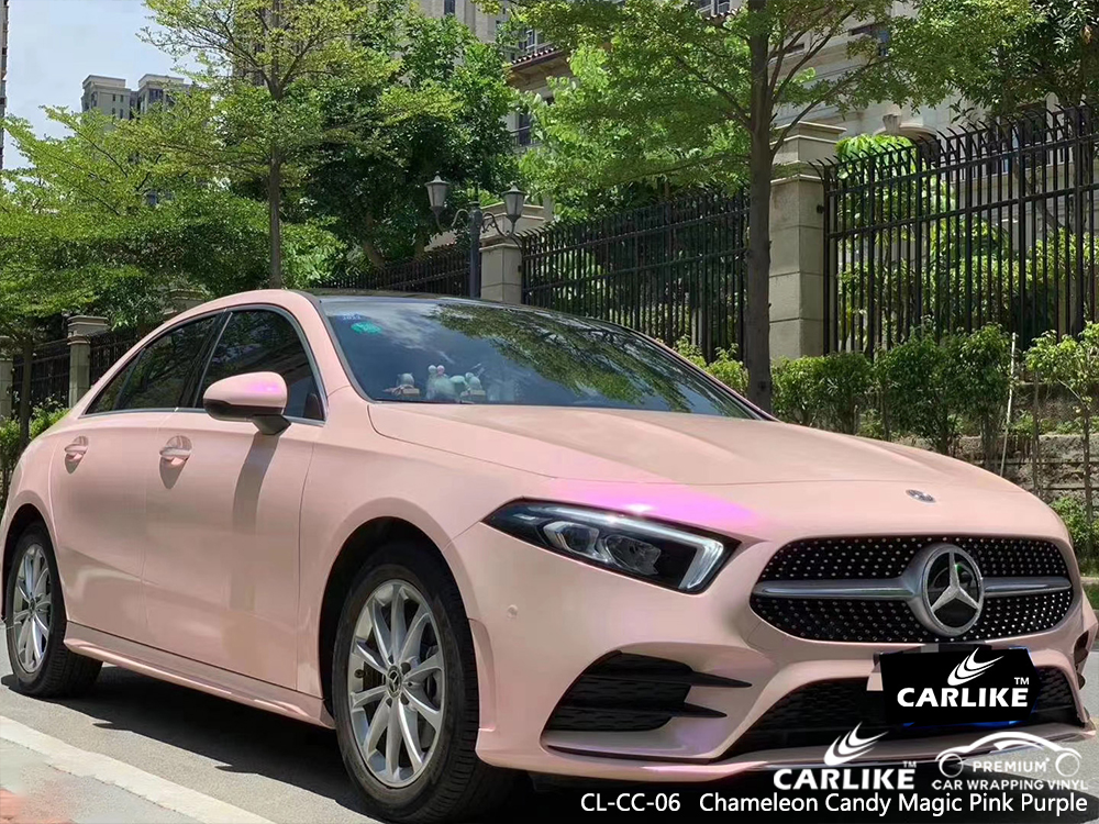 CL-CC-06 chameleon candy magic pink purple moto vinyl films for MERCEDES-BENZ Topeka United States
