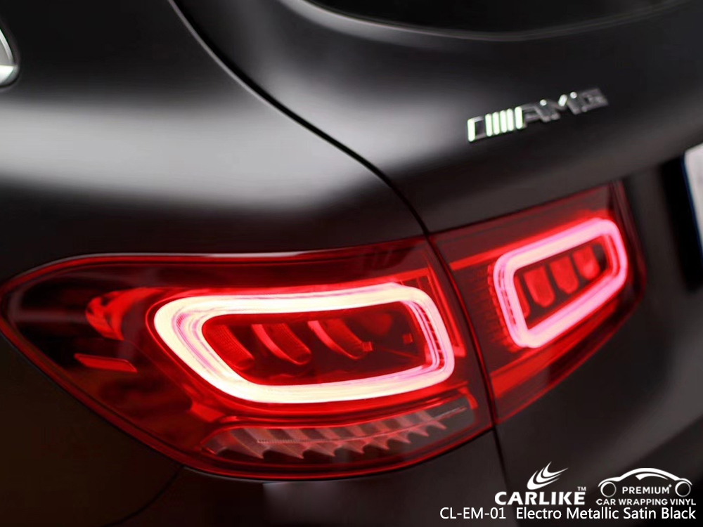 CL-EM-01 electro metallic satin black car foil for MERCEDES-BENZ Makati Philippines