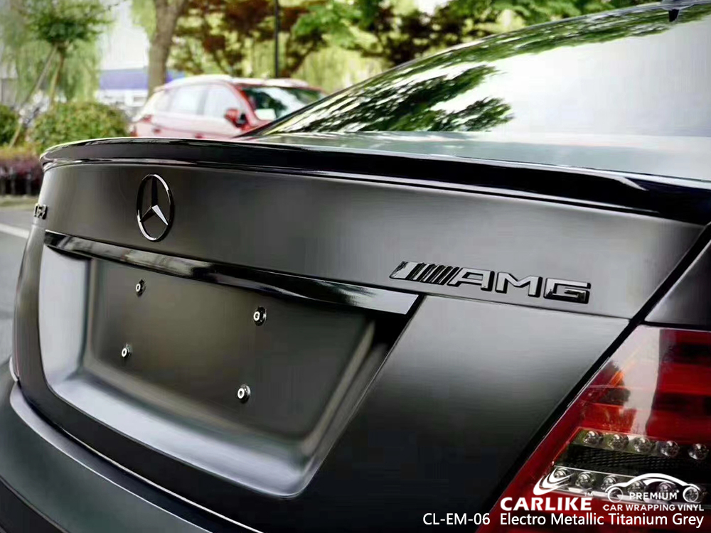 CL-EM-06 electro metallic titanium grey car wrapping foil for MERCEDES-BENZ Dover United States
