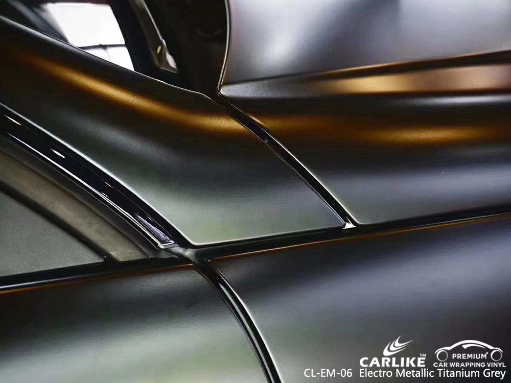 CL-EM-06 electro metallic titanium grey car wrapping foil for MERCEDES-BENZ Dover United States