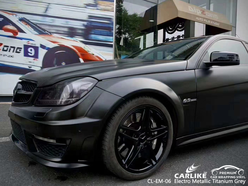 CL-EM-06 electro metallic titanium grey car wrapping foil for MERCEDES-BENZ Dover United States
