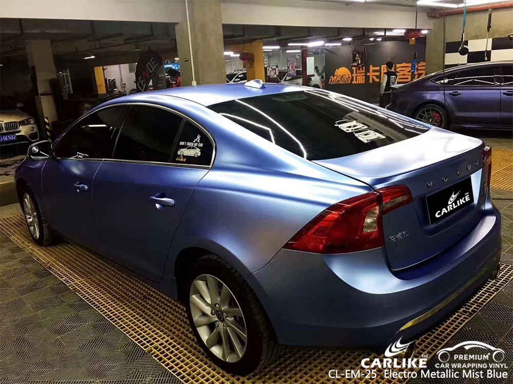 CL-EM-25 electro metallic mist blue high gloss vinyl wrap for VOLOV Paranaque Philippines