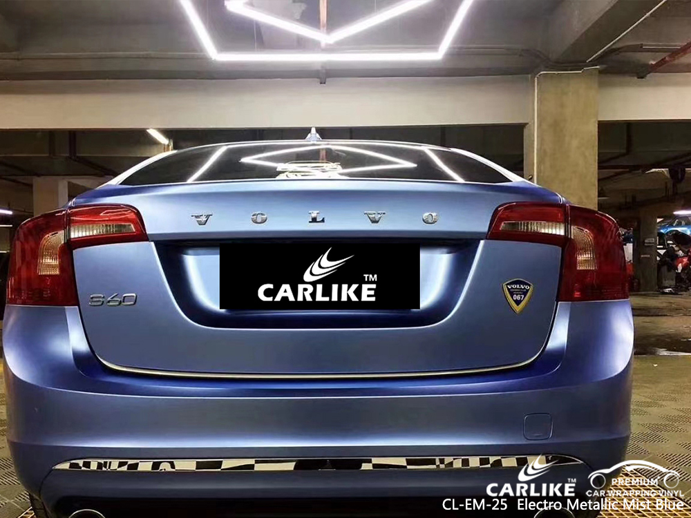 CL-EM-25 electro metallic mist blue high gloss vinyl wrap for VOLOV Paranaque Philippines
