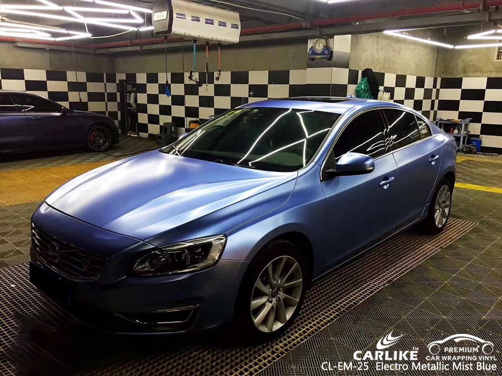 CL-EM-25 electro metallic mist blue high gloss vinyl wrap for VOLOV Paranaque Philippines