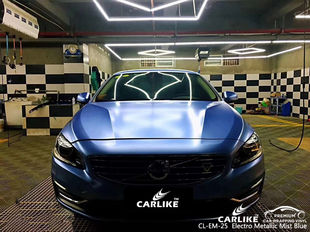CL-EM-25 electro metallic mist blue high gloss vinyl wrap for VOLOV Paranaque Philippines