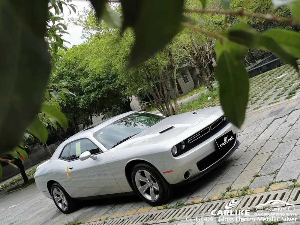 CL-GE-04 gloss electro metallic silver boat car wrapping for DOGDE Austin United States