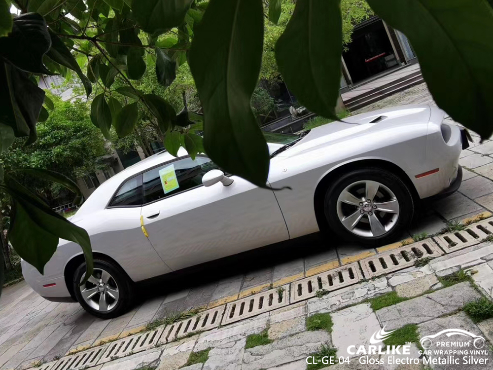 CL-GE-04 gloss electro metallic silver boat car wrapping for DOGDE Austin United States