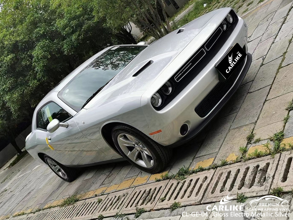 CL-GE-04 gloss electro metallic silver boat car wrapping for DOGDE Austin United States