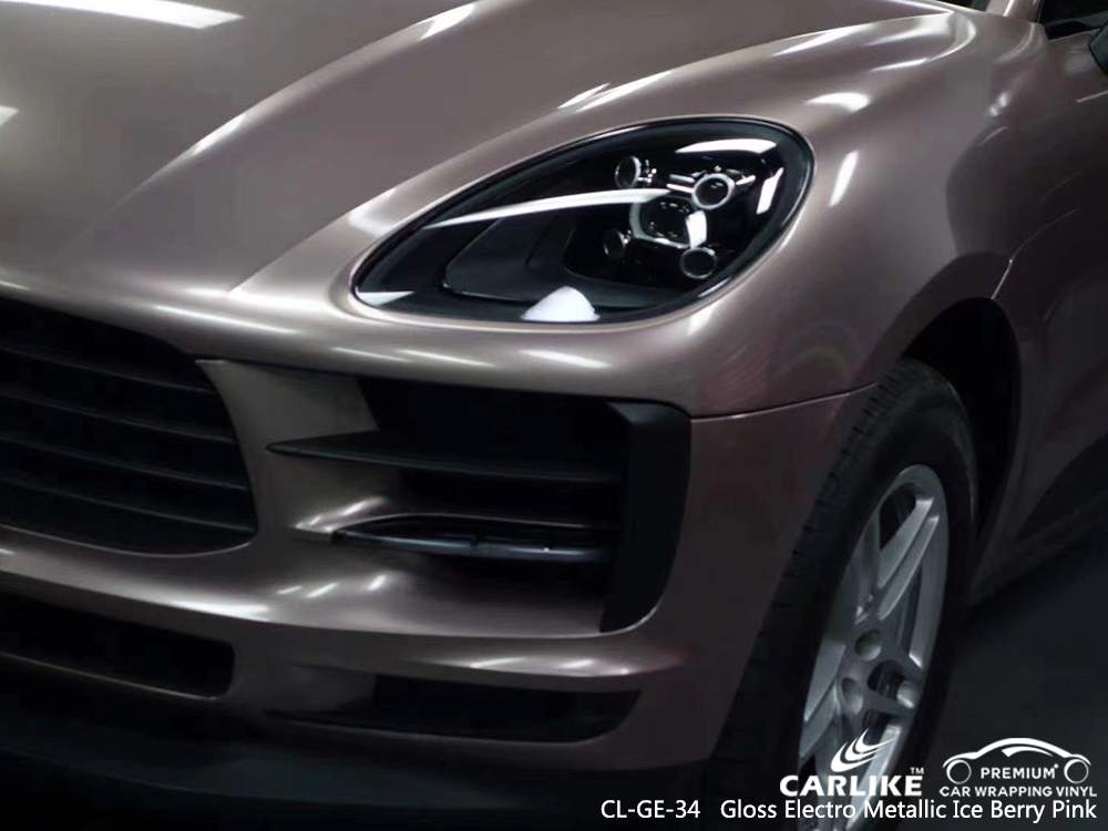 CL-GE-34 gloss electro metallic ice berry pink boat car wrap gloss for PORSCHE New Orleans United States