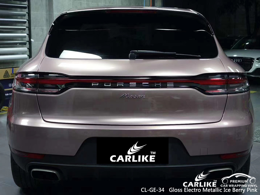 CL-GE-34 gloss electro metallic ice berry pink boat car wrap gloss for PORSCHE New Orleans United States