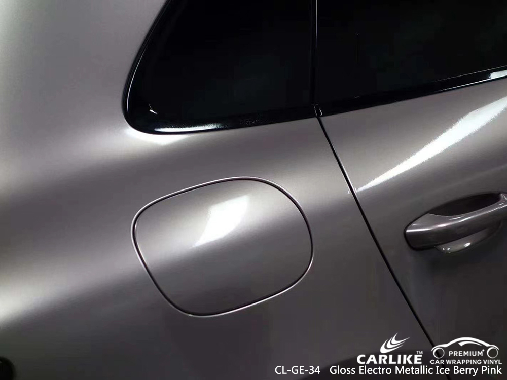 CL-GE-34 gloss electro metallic ice berry pink boat car wrap gloss for PORSCHE New Orleans United States