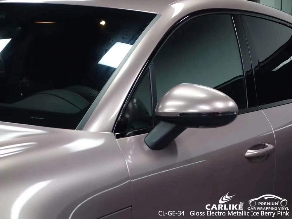 CL-GE-34 gloss electro metallic ice berry pink boat car wrap gloss for PORSCHE New Orleans United States