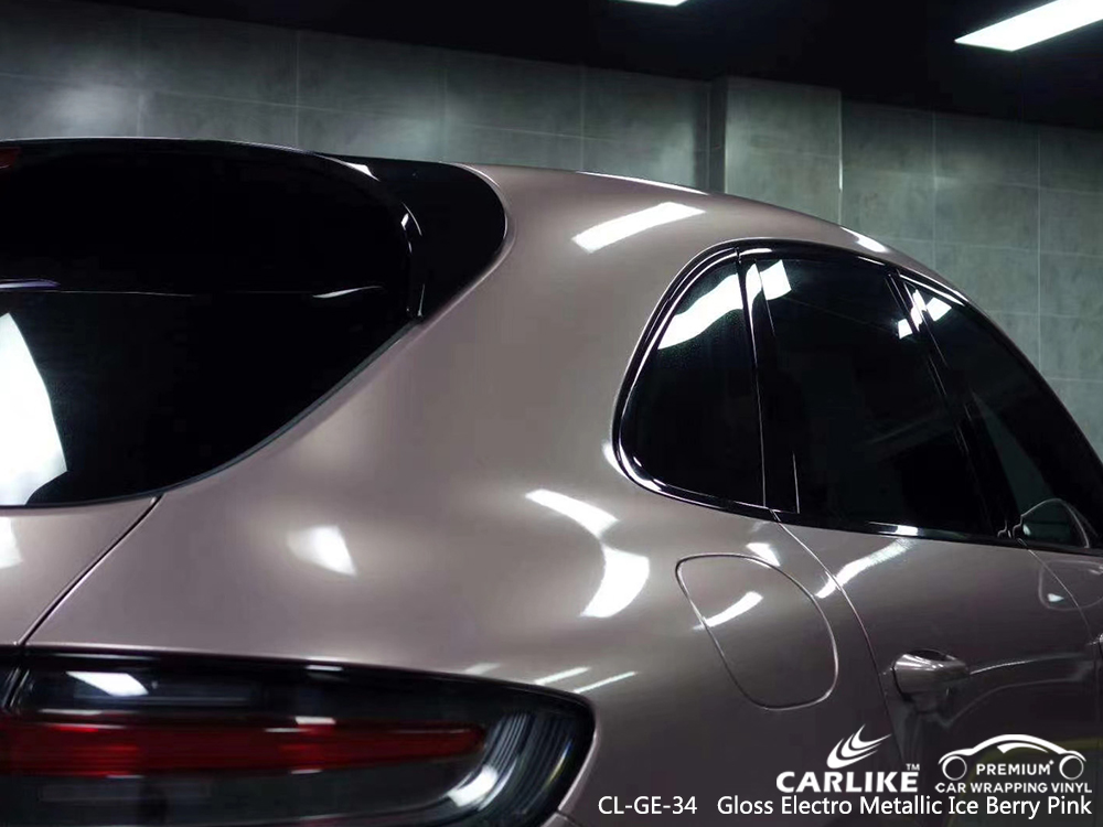 CL-GE-34 gloss electro metallic ice berry pink boat car wrap gloss for PORSCHE New Orleans United States