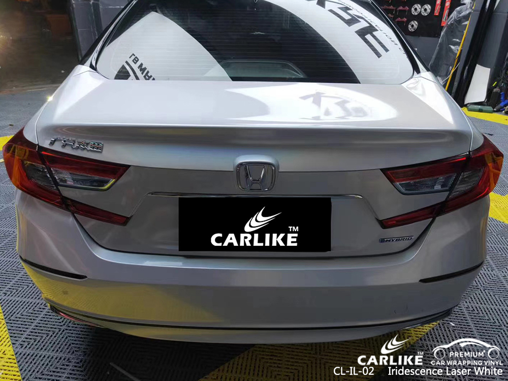 CL-IL-02 iridescence laser white wrap my car for HONDA Tallahassee United States