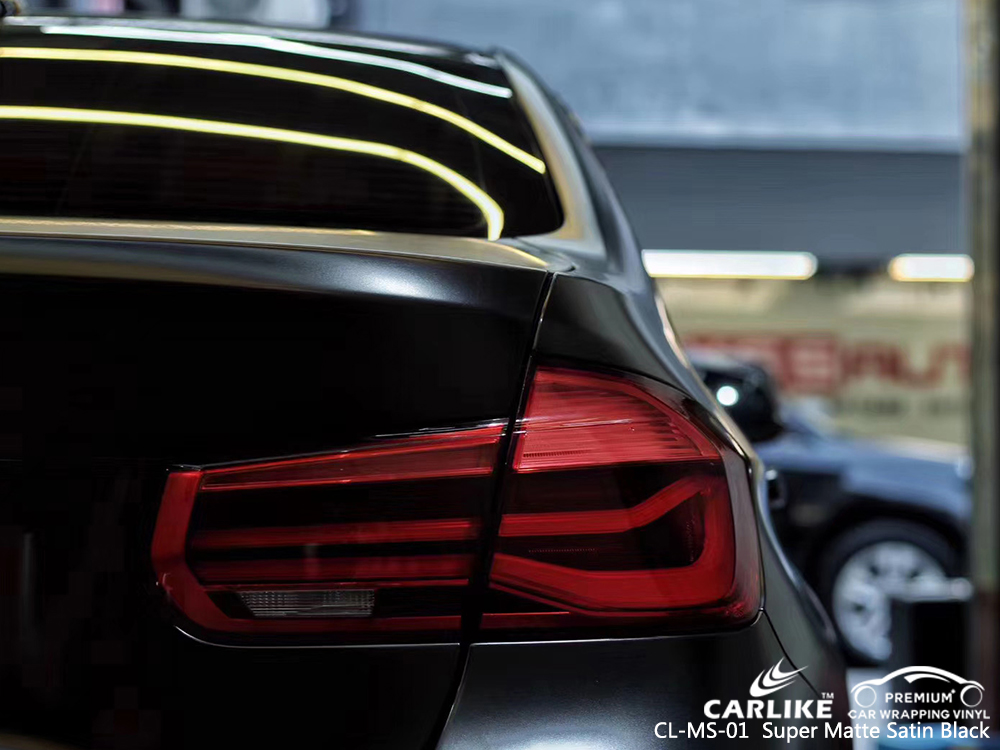 CL-MS-01 super matte satin black vinyl wrapping for BMW Springfield United States