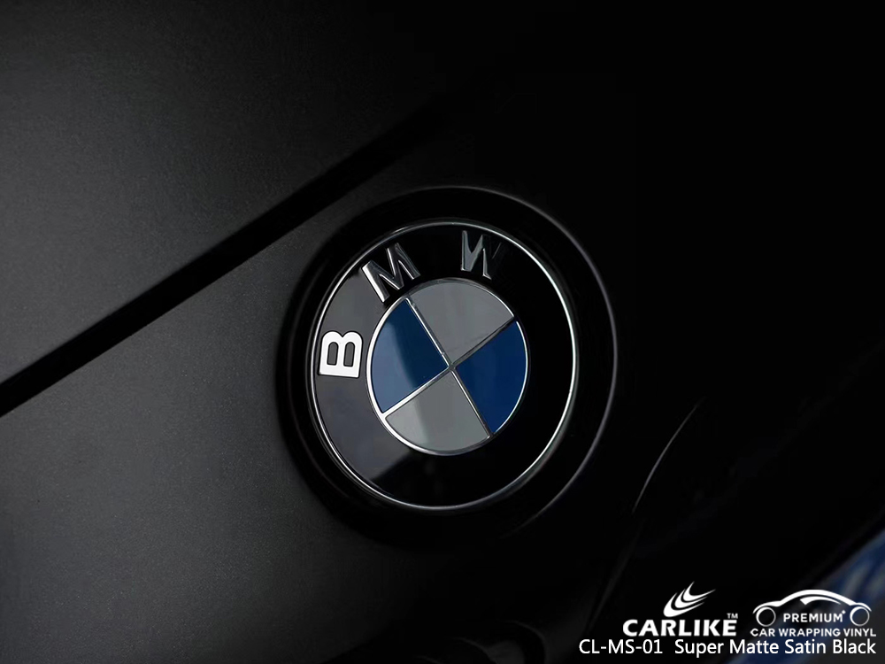 CL-MS-01 super matte satin black vinyl wrapping for BMW Springfield United States