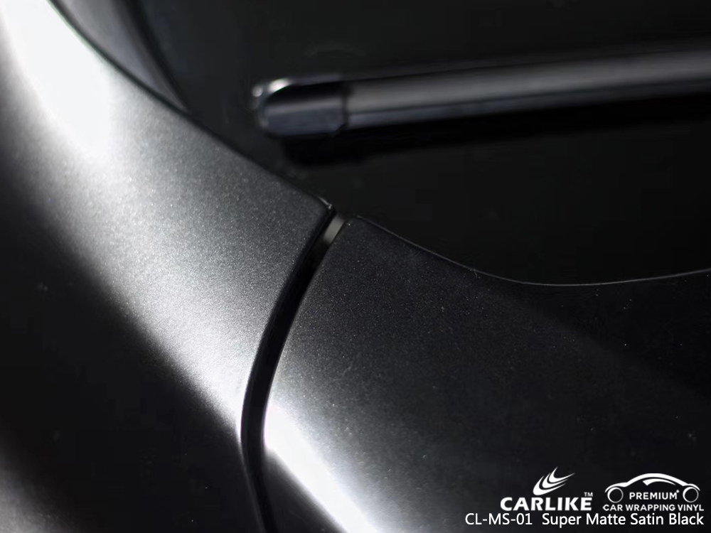 CL-MS-01 super matte satin black vinyl wrapping for BMW Springfield United States