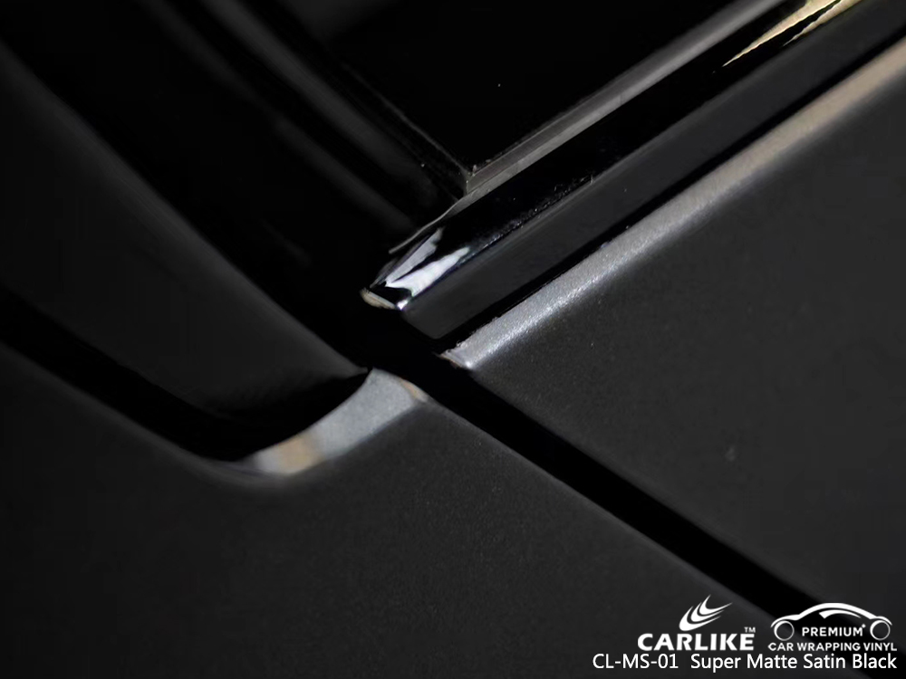 CL-MS-01 super matte satin black vinyl wrapping for BMW Springfield United States