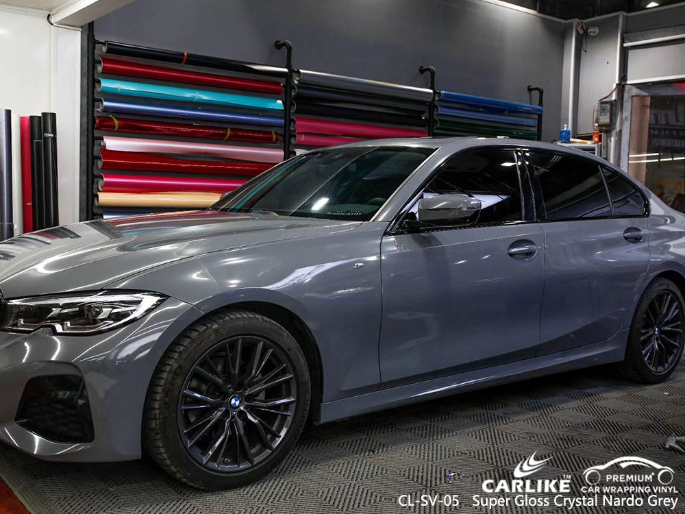 CL-SV-05 super gloss crystal nardo grey vehicle wrapping for BMW Trenton United States