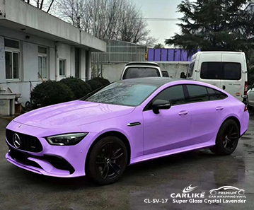 CL-SV-17 super gloss crystal lavender car wrap film for MERCEDES-BENZ