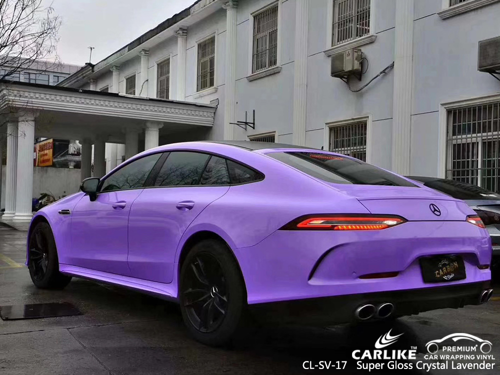 CL-SV-17 super gloss crystal lavender car wrap film for MERCEDES-BENZ Seattle United States