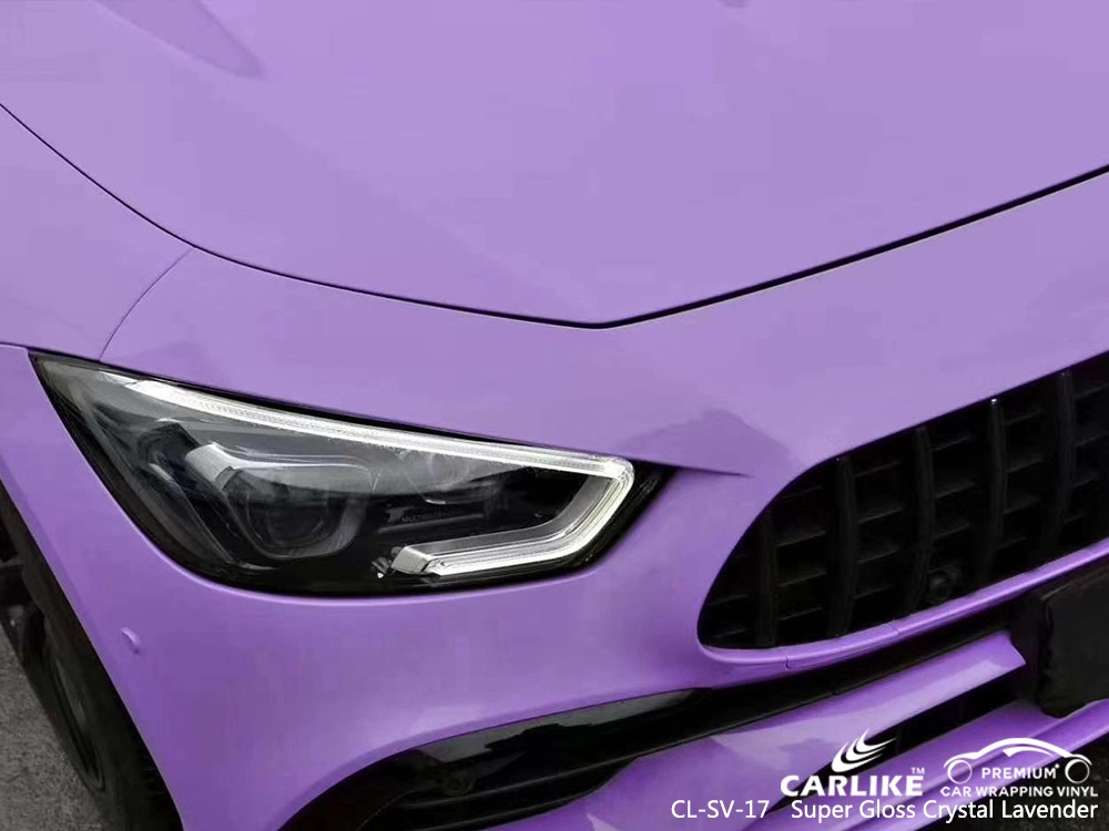 CL-SV-17 super gloss crystal lavender car wrap film for MERCEDES-BENZ Seattle United States