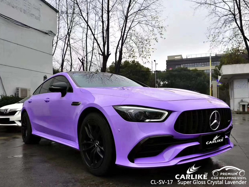 CL-SV-17 super gloss crystal lavender car wrap film for MERCEDES-BENZ Seattle United States