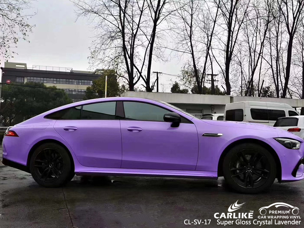 CL-SV-17 super gloss crystal lavender car wrap film for MERCEDES-BENZ Seattle United States