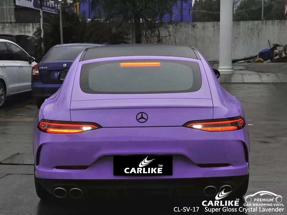 CL-SV-17 super gloss crystal lavender car wrap film for MERCEDES-BENZ Seattle United States