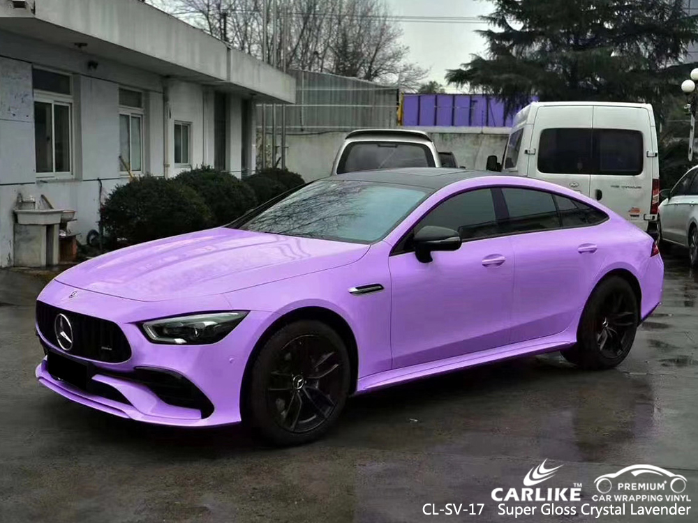 CL-SV-17 super gloss crystal lavender car wrap film for MERCEDES-BENZ Seattle United States