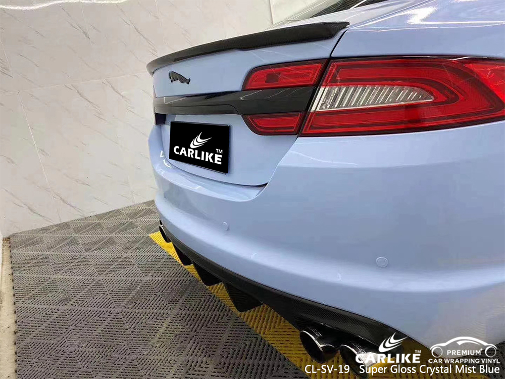 CL-SV-19 super gloss crystal mist blue vinyl material suppliers for JAGUAR Bacoor Philippines