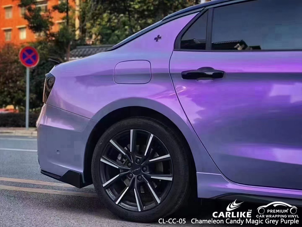 CL-CC-05 chameleon candy magic grey purple wrap my car for LYNK&CO Lipa Philippines