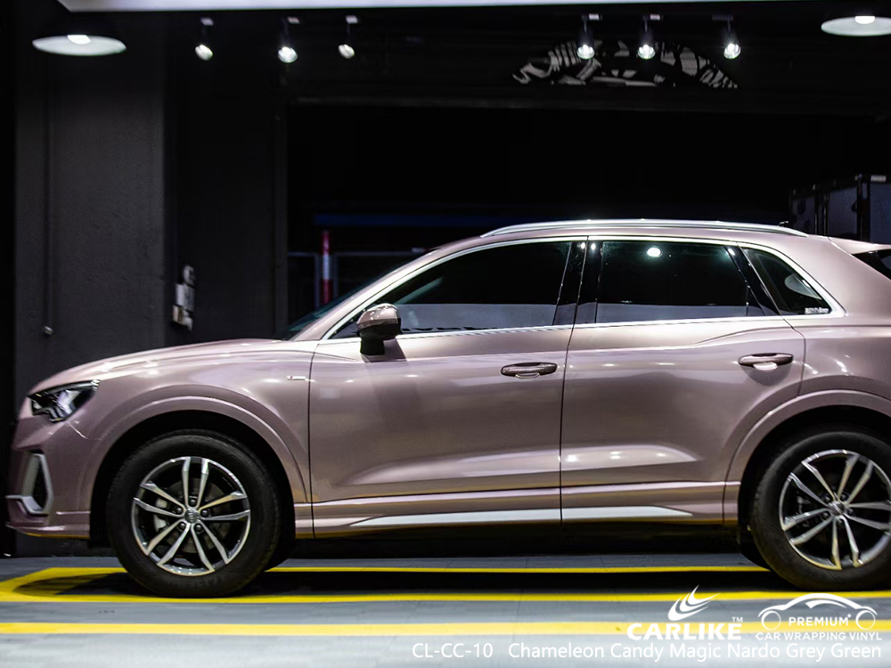 CL-CC-10 chameleon candy magic nardo grey green body wrap car supplier for AUDI Cavite Philippines