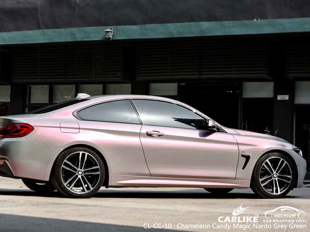 CL-CC-10 chameleon candy magic nardo grey green vehicle wrapping for BMW Batangas Philippines