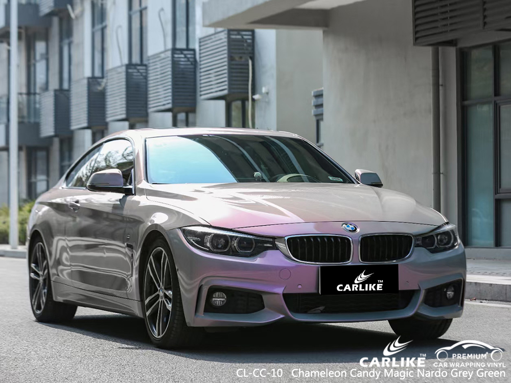 CL-CC-10 chameleon candy magic nardo grey green vehicle wrapping for BMW Batangas Philippines