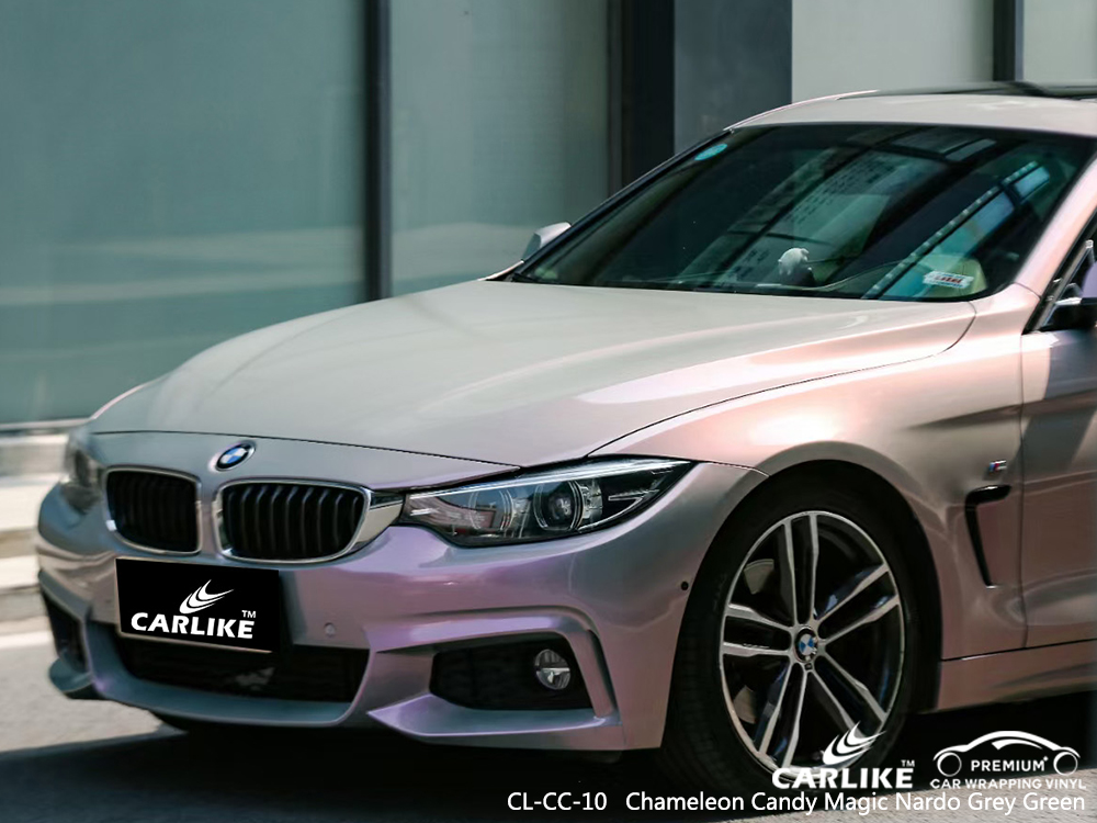 CL-CC-10 chameleon candy magic nardo grey green vehicle wrapping for BMW Batangas Philippines