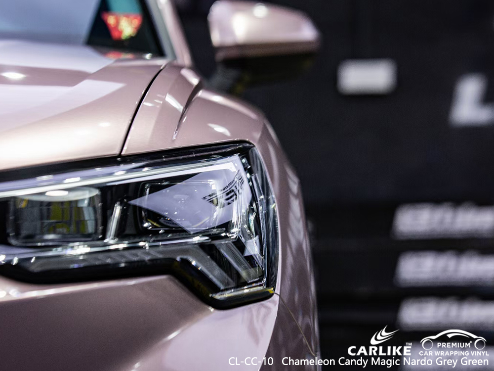 CL-CC-10 chameleon candy magic nardo grey green body wrap car supplier for AUDI Cavite Philippines