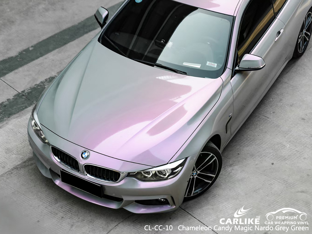 CL-CC-10 chameleon candy magic nardo grey green vehicle wrapping for BMW Batangas Philippines
