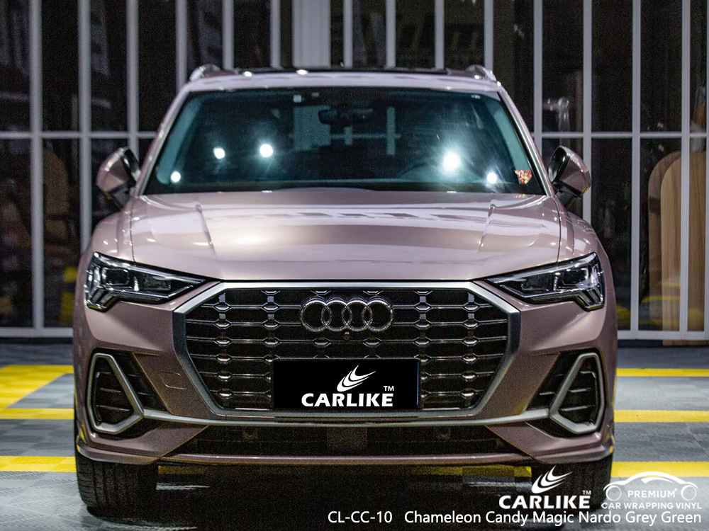 CL-CC-10 chameleon candy magic nardo grey green body wrap car supplier for AUDI Cavite Philippines