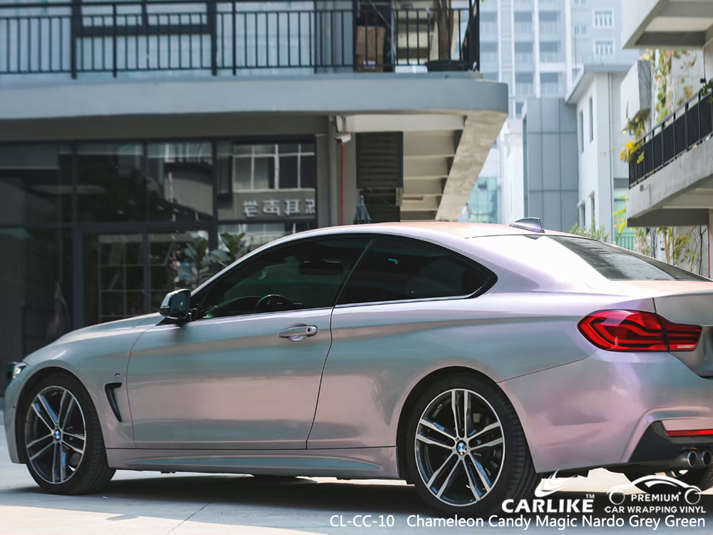 CL-CC-10 chameleon candy magic nardo grey green vehicle wrapping for BMW Batangas Philippines