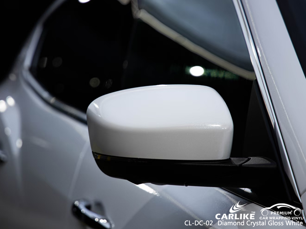 CL-DC-02 diamond crystal gloss white car wrapping for MASERATI General Trias Philippines