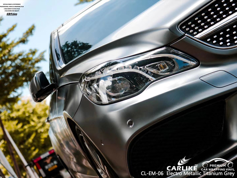 CL-EM-06 electro metallic titanium grey car foil for MERCEDES-BENZ Zamboanga Philippines