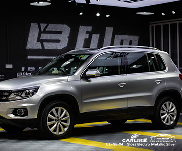 VOLKSWAGEN için CL-GE-04 parlak elektro metalik gümüş araba kaplama parlaklığı