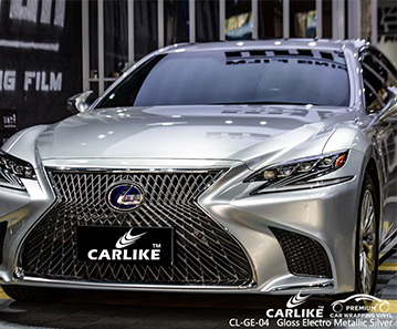 LEXUS için CL-GE-04 parlak elektro metalik gümüş kaplama vinil